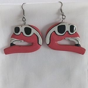 Pink Flamingo Earrings